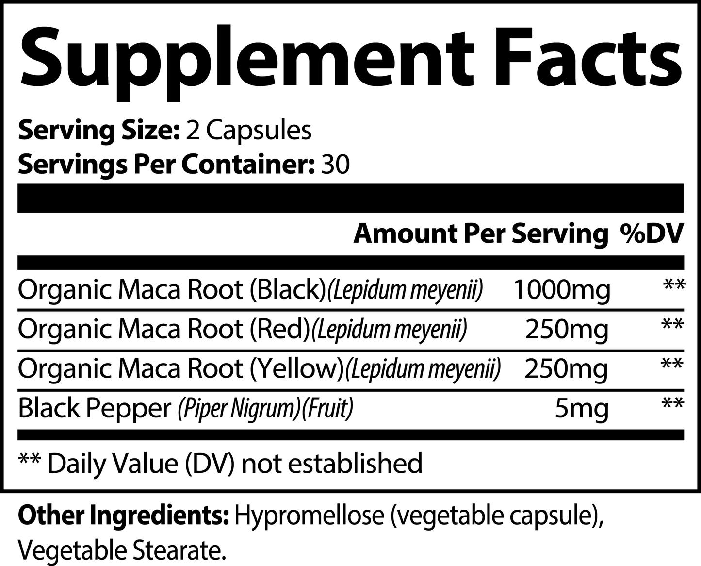 Advanced Maca Root