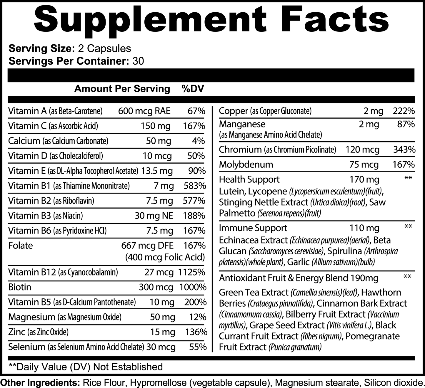 Essential Sports Multivitamin