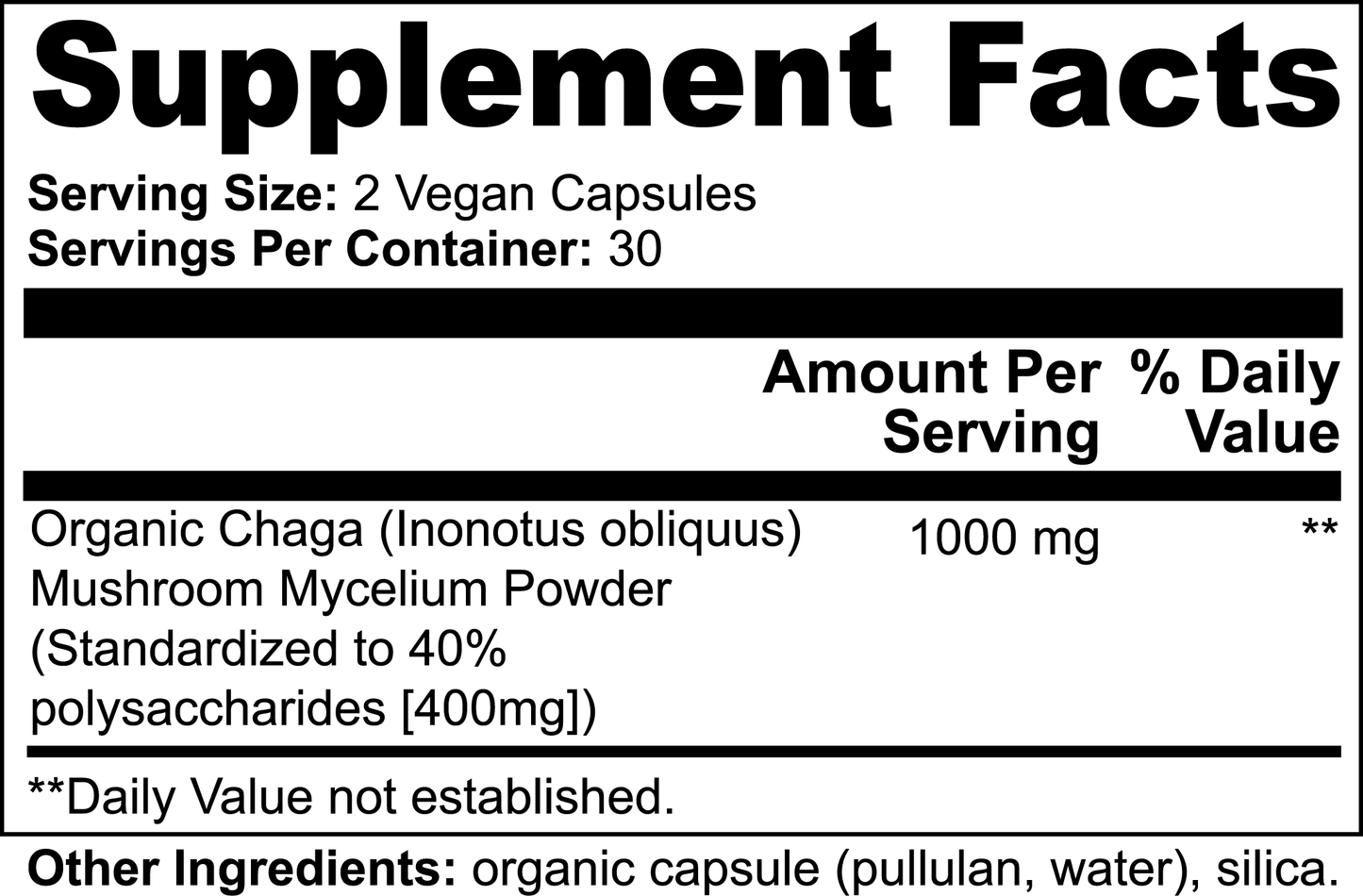 Pure Chaga Mushroom